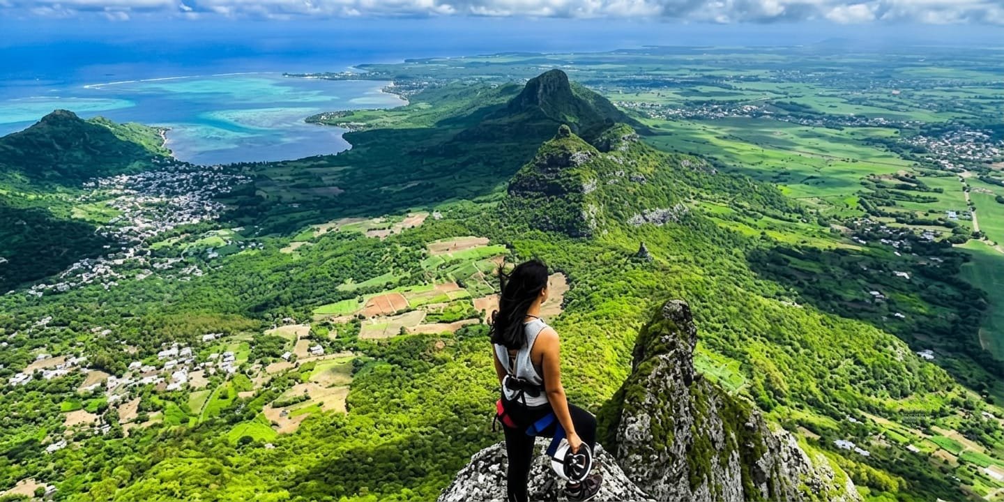 Le Pouce Hiking Trail Summit View
