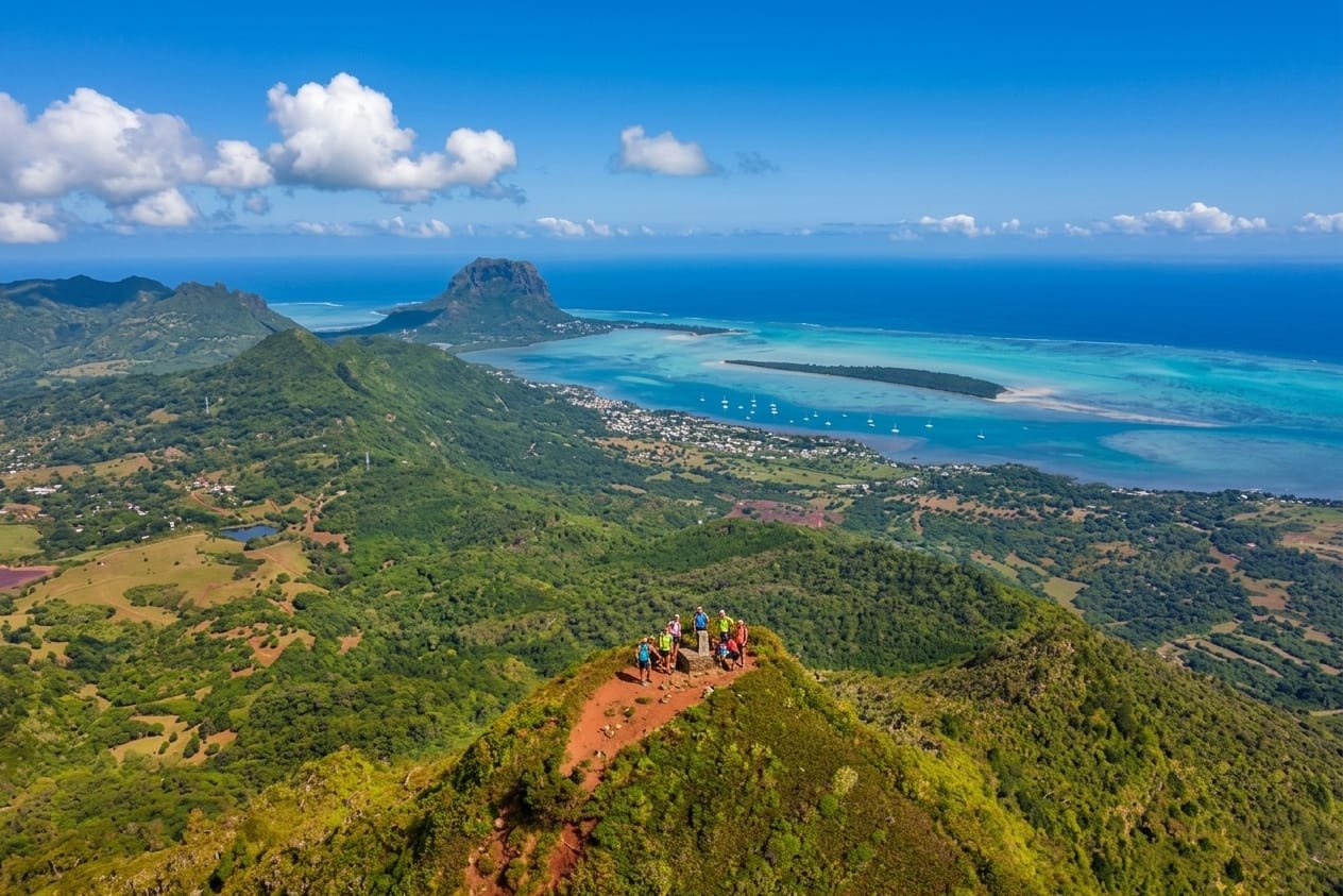 Black River Peak Summit View Le Morne Mauritius