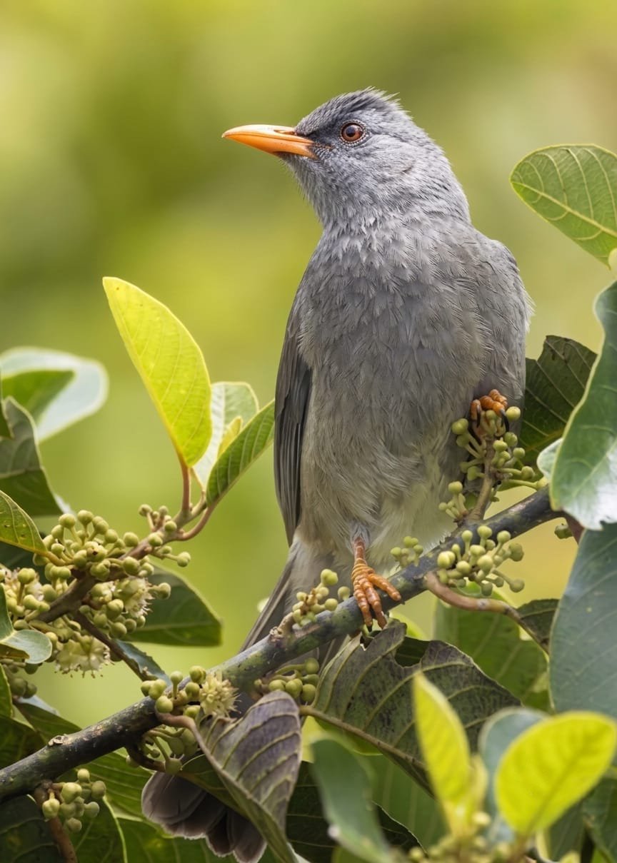 Mauritius Bulbul Merle Reunion Black River Gorges
