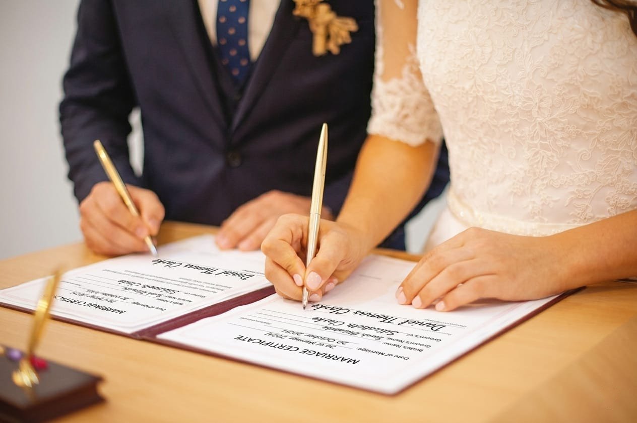 Signing Marriage Certificate Mauritius 2024