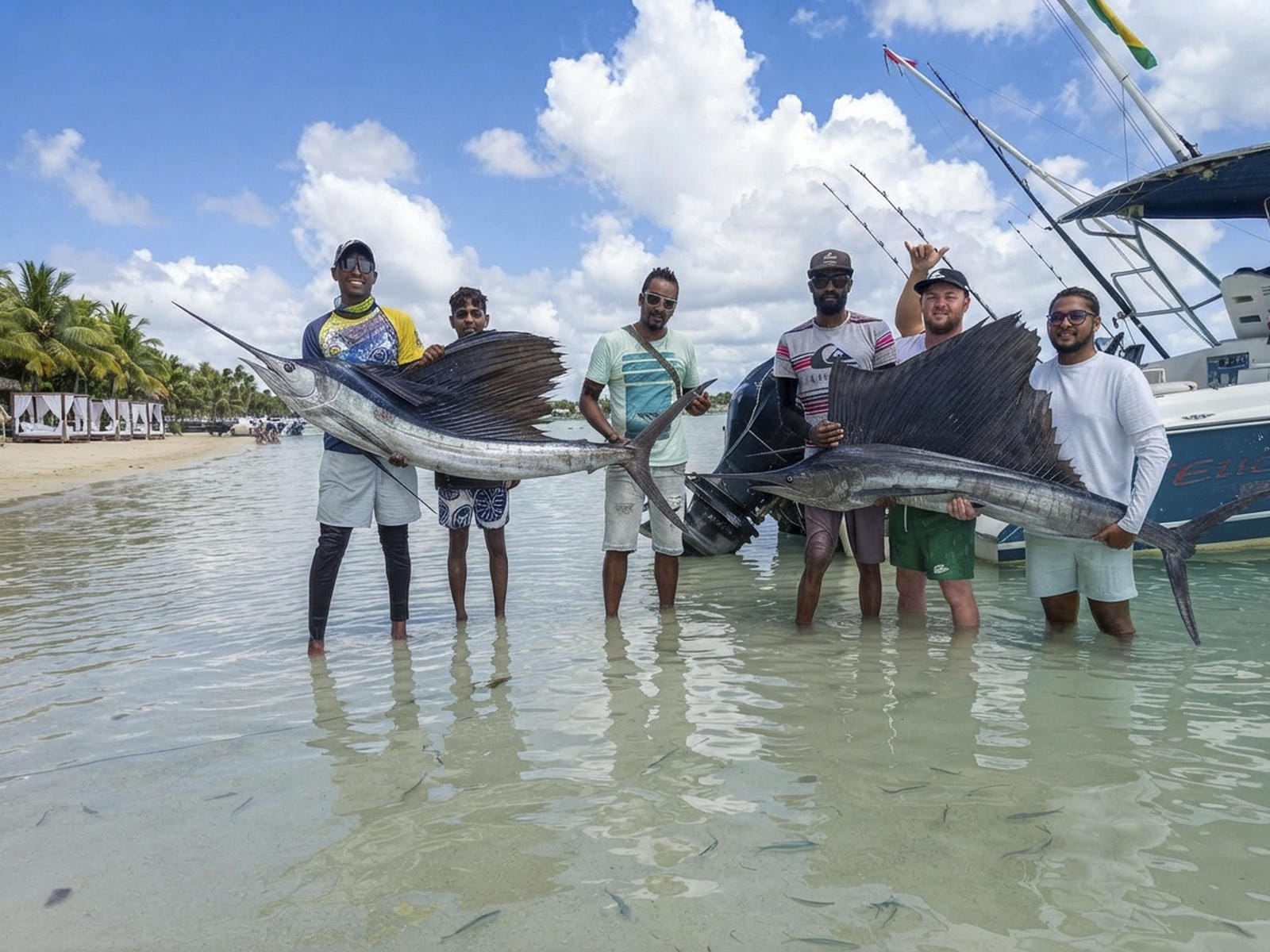 Deep Sea Fishing Mauritius North Sailfish Catch