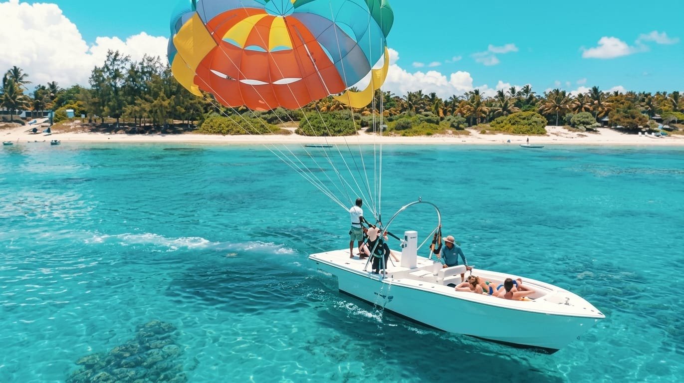 Parasailing Boat Launch Platform Turtle Bay