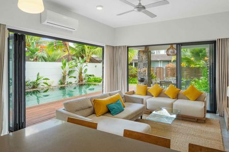 Mont Choisy Pool Villa Luxury Lounge Pool View