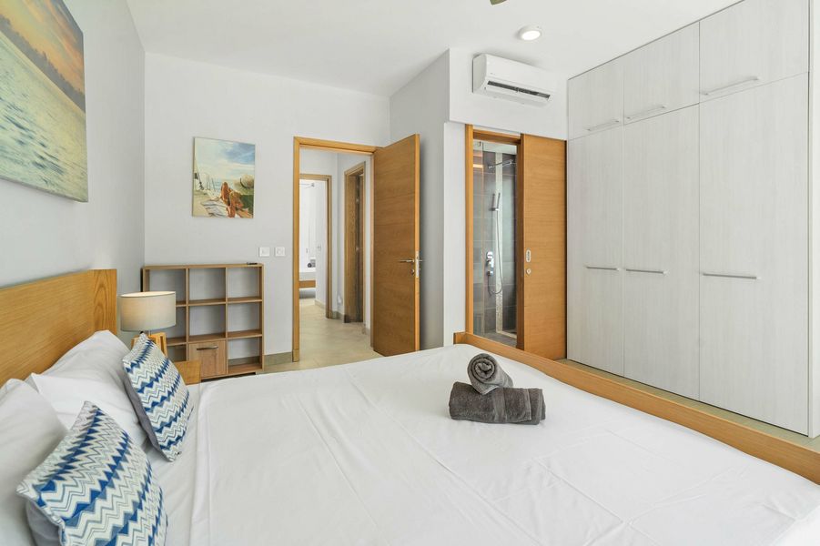 Mont Choisy Pool Villa Master Bedroom