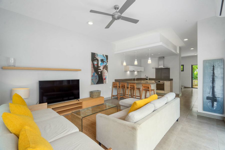 Mont Choisy Pool Villa Open Plan Living Kitchen